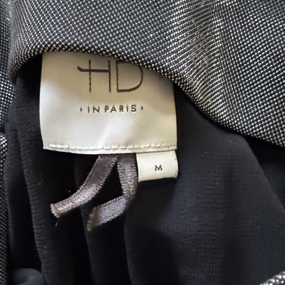 HD in Paris Gray and Gold A-Line Skirt - Picture 10 of 11